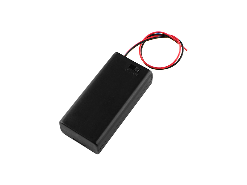 2xAA Battery Holder With Switch - Image 1